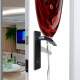 Adesivo Para Porta Cozinha Ta�a Com Vinho
