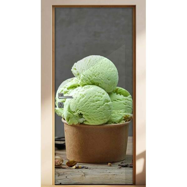 Adesivo Para Porta Cozinha Sorvete