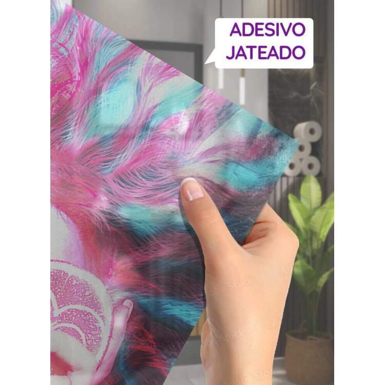 Adesivo para Envelopar Box De Banheiro Mulher Abstrato MP