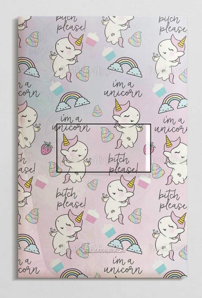 Interruptor Impresso Unic�rnios Tons Pastel