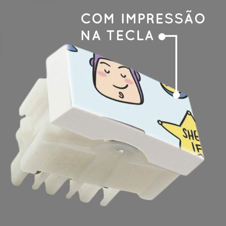 Interruptor Impresso Turminha do Toy Story