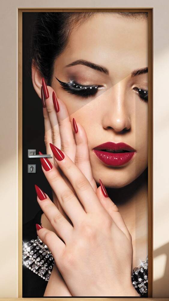 Adesivo Para Porta Beleza 5