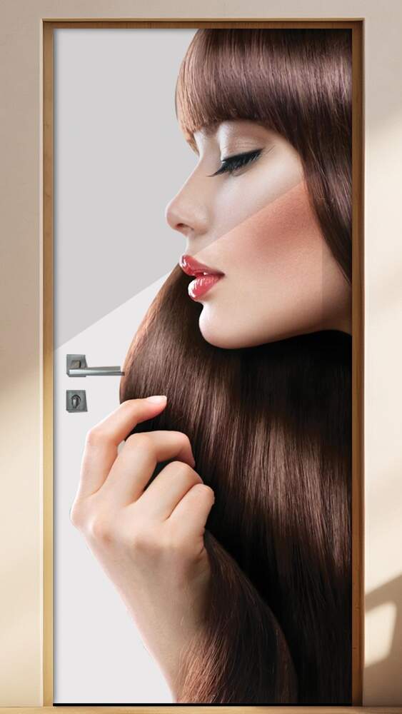 Adesivo Para Porta Beleza 7