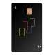 Adesivo para Cart�o de Cr�dito Jogo Uno Mod 186