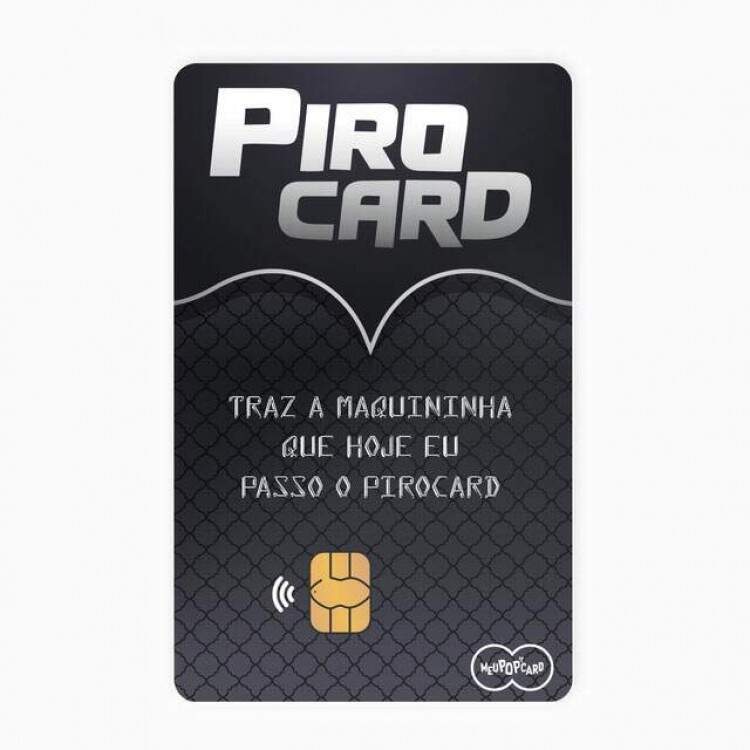 Adesivo para Carto de Crdito Piro Card Mod 203