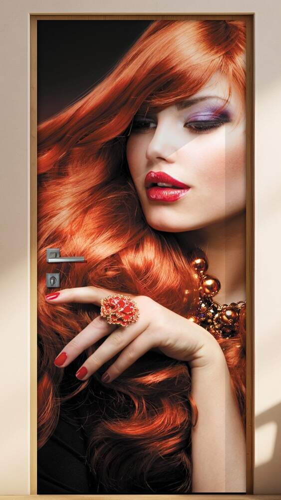 Adesivo Para Porta Beleza 12