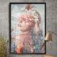 Quadro Decorativo Abstrato Mulher Florida