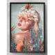 Quadro Decorativo Abstrato Mulher Florida