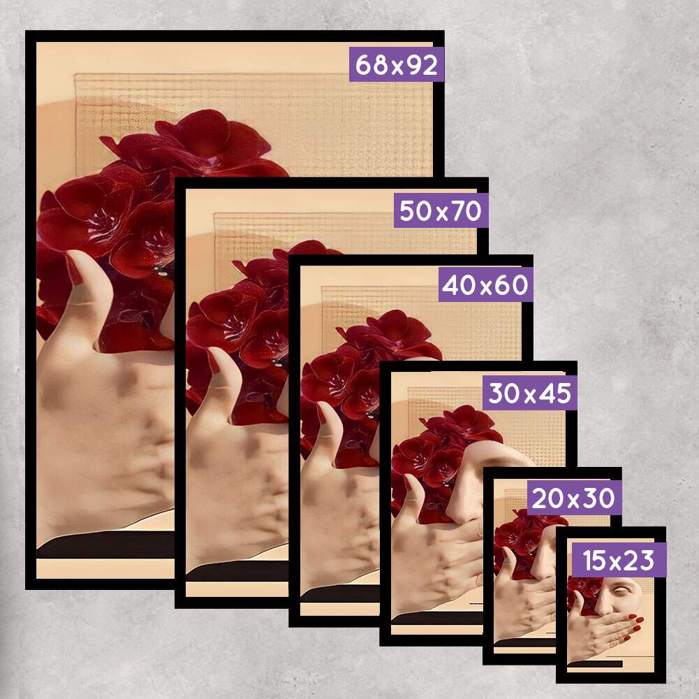 Quadro Decorativo Abstrato Bege Mulher Minimalista