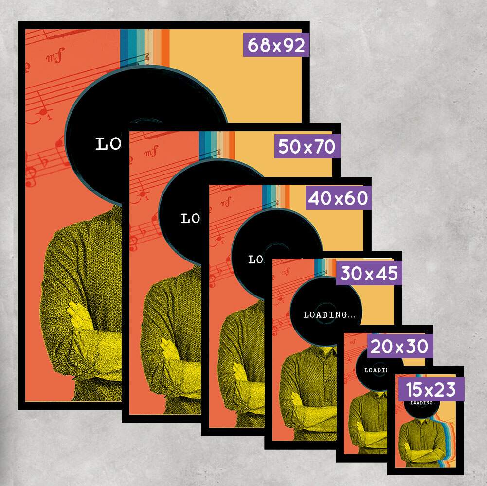 Quadro Decorativo Abstrato Homem Cabe�a de Loading...