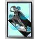 Quadro Decorativo Abstrato Mulher Esportista