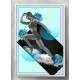 Quadro Decorativo Abstrato Mulher Esportista