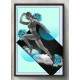 Quadro Decorativo Abstrato Mulher Esportista