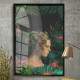 Quadro Decorativo Abstrato Mulher Tropical