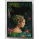 Quadro Decorativo Abstrato Mulher Tropical