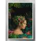 Quadro Decorativo Abstrato Mulher Tropical