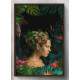 Quadro Decorativo Abstrato Mulher Tropical