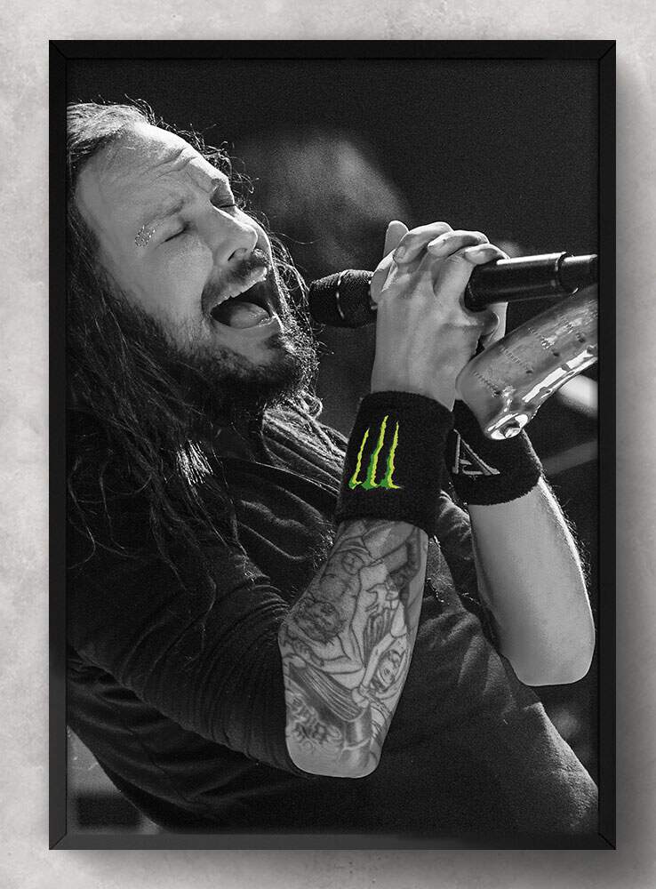 Quadro Decorativo Banda Korn Vocalista