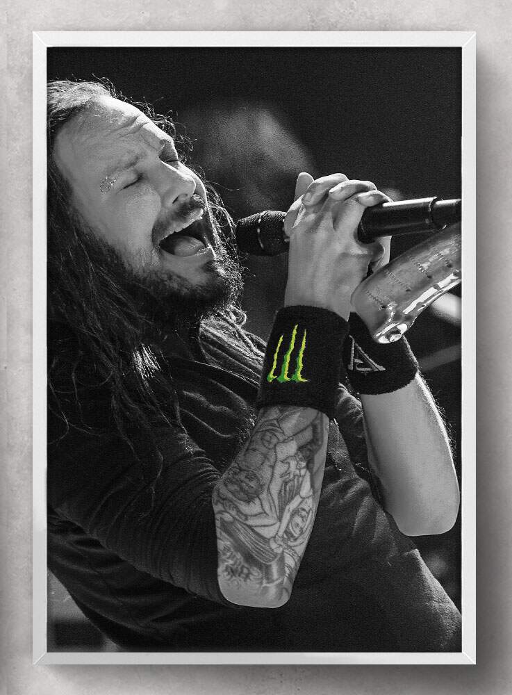 Quadro Decorativo Banda Korn Vocalista