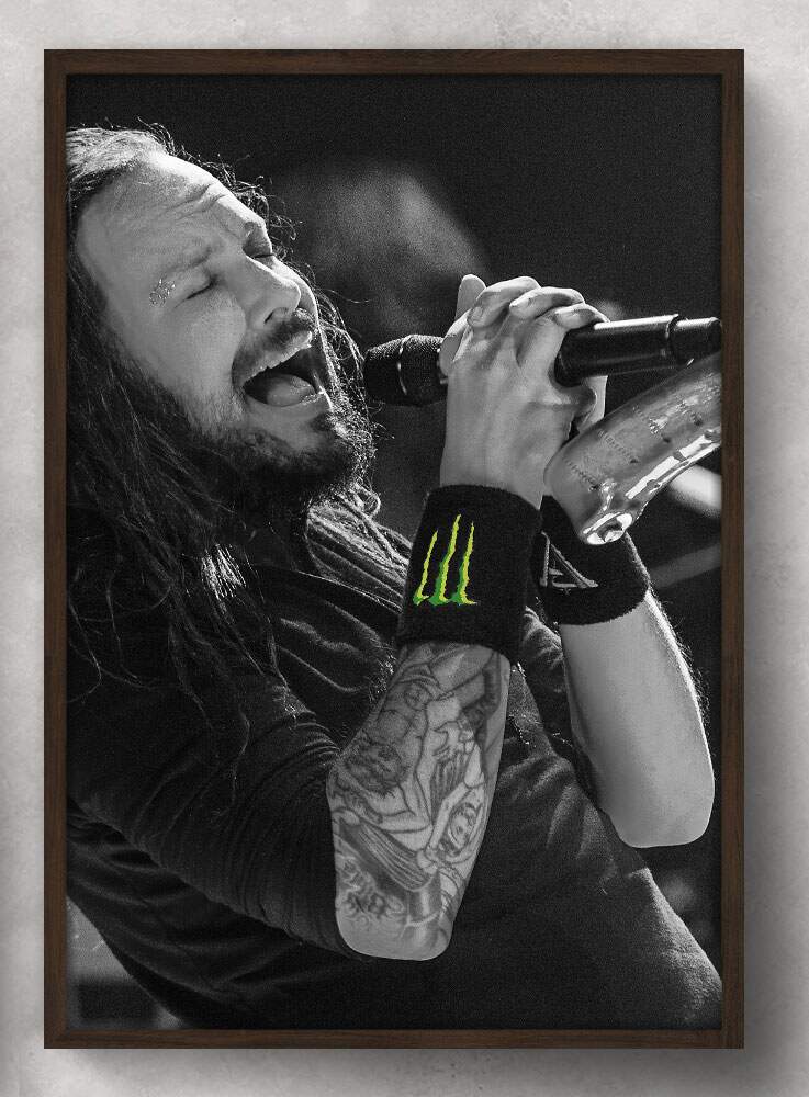 Quadro Decorativo Banda Korn Vocalista