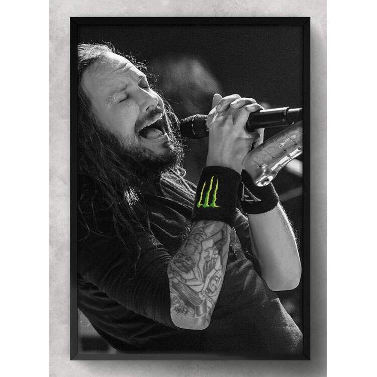 Quadro Decorativo Banda Korn Vocalista