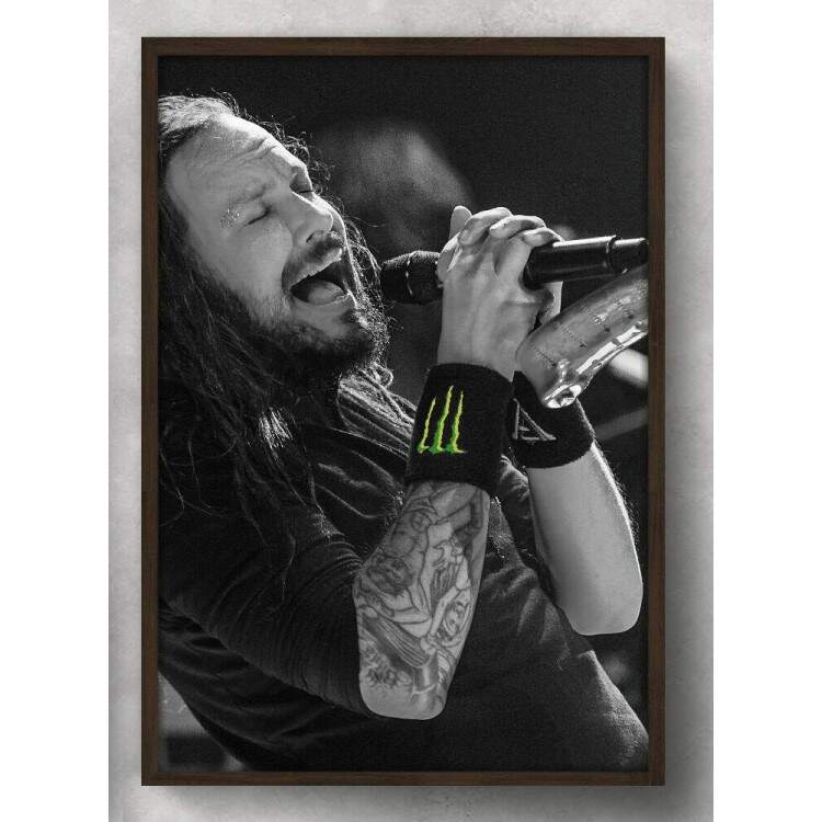 Quadro Decorativo Banda Korn Vocalista