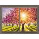 Kit 2 Quadros Decorativos �rvore de Campo
