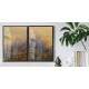 Kit 2 Quadros Decorativos Abstrato Dente de Le�o 
