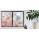 Kit 2 Quadros Decorativos Abstrato Dente de Le�o Mod 02