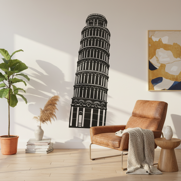 Adesivo de Parede Torre de Pisa