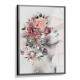Quadro Decorativo Abstrato Perfil Est�tua Florida