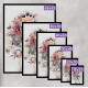 Quadro Decorativo Abstrato Perfil Est�tua Florida