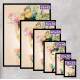 Quadro Decorativo Abstrato Mulher com Flores na Cabe�a