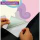 Adesivo para Porta Unic�rnio com Frase