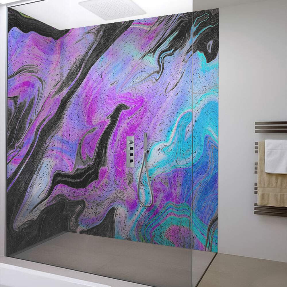 Papel de Parede Para Box de Banheiro Abstrato MP