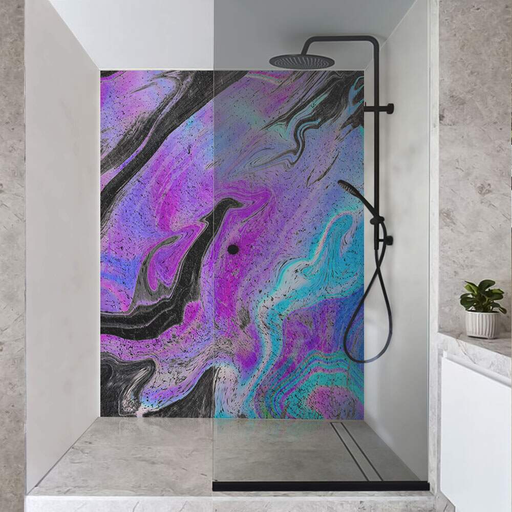 Papel de Parede Para Box de Banheiro Abstrato MP