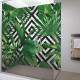 Papel de Parede Para Box de Banheiro Abstrato G�ometrico Tropical 3D