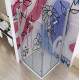 Papel de Parede Para Box de Banheiro ConteMPor�neo Floral Rosa e Azul MP