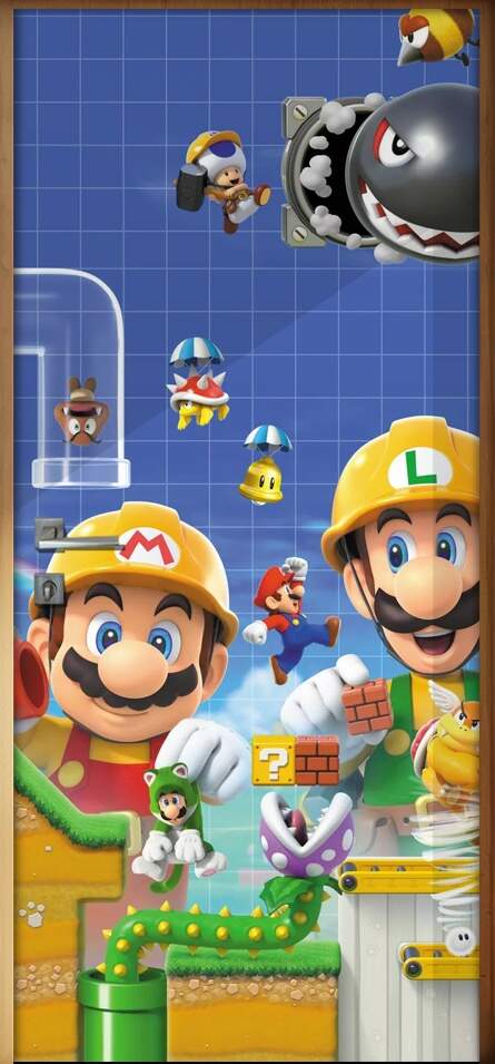 Adesivo para Porta Mario Maker