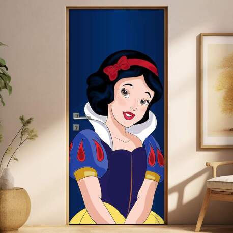 Adesivo Para Porta Branca De Neve Mod 02