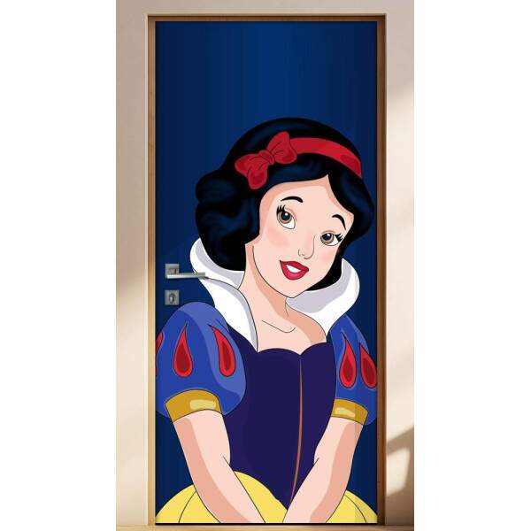 Adesivo Para Porta Branca De Neve Mod 02