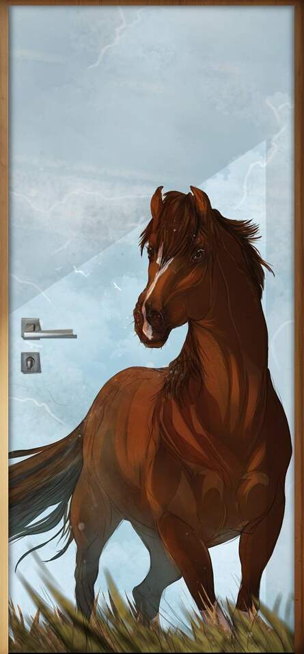 Adesivo Para Porta Cavalo Spirit