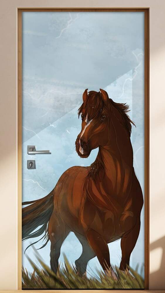 Adesivo Para Porta Cavalo Spirit