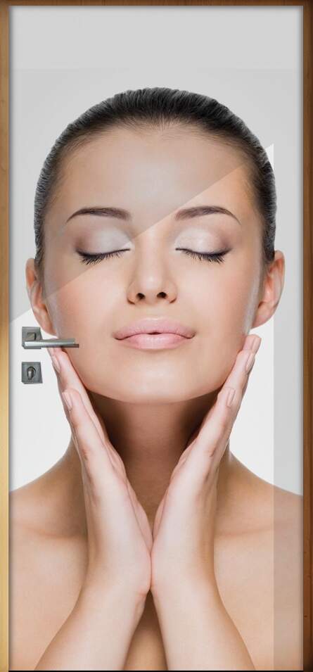 Adesivo Para Porta Esttica Corporal 7