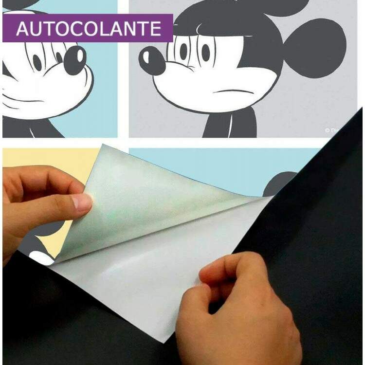 Adesivo para Porta Mickey Quadros Coloridos