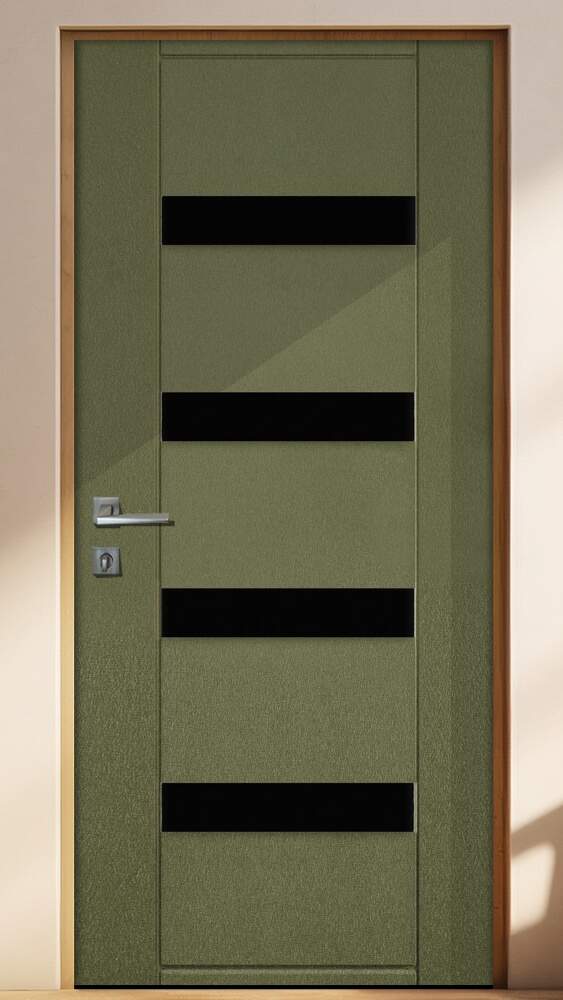 Adesivo para Porta Madeira Verde Musgo