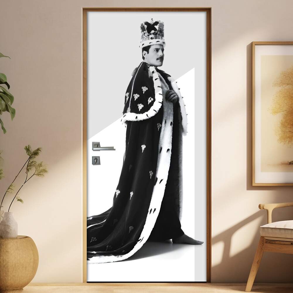 Adesivo Para Porta Banda Queen Rei Freddie Mercury