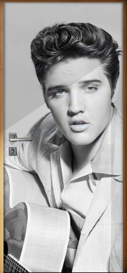 Adesivo Para Porta Elvis Presley