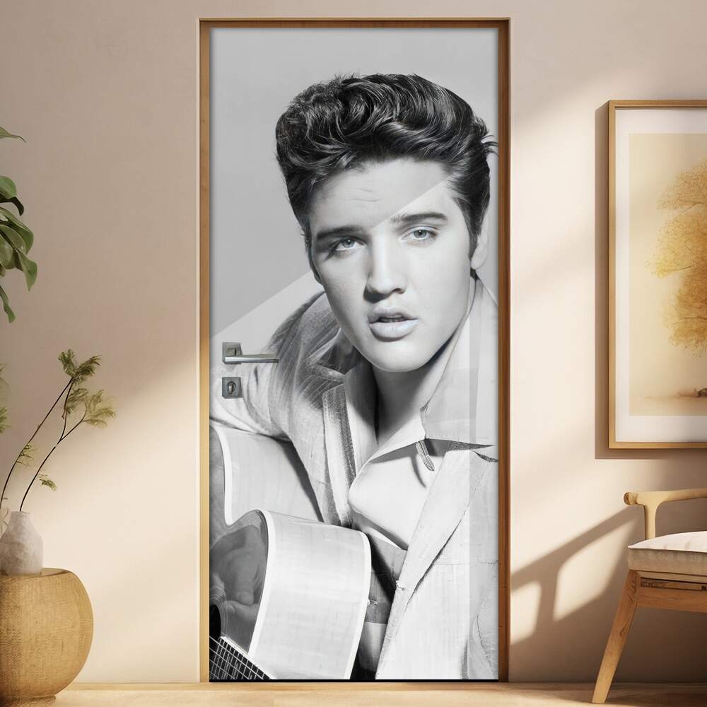 Adesivo Para Porta Elvis Presley