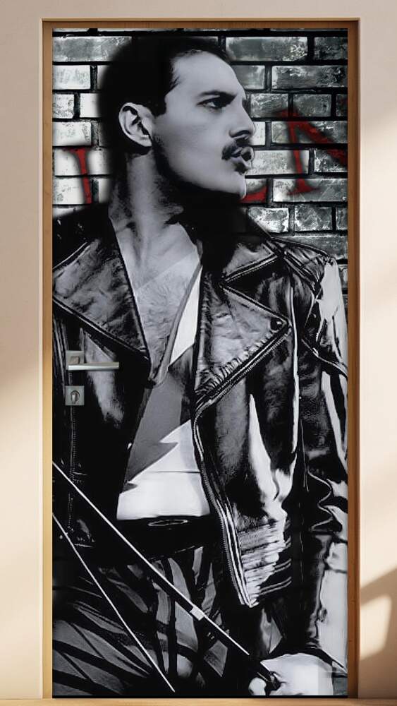 Adesivo para Porta Freddie Mercury